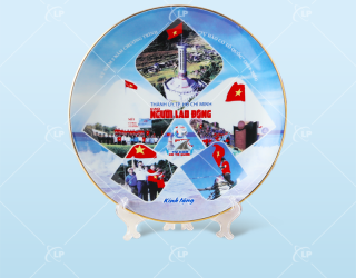 Đĩa sứ kỷ niệm chương trình - LPDBT02