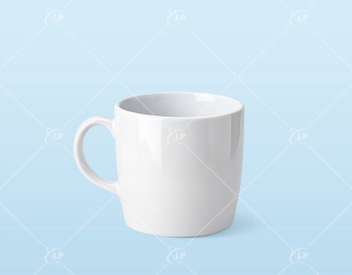 Tách sứ quai C dáng lùn thanh lịch - LPLS05