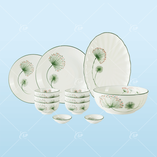 Bộ bát đĩa 12 món hoa bồ công anh - LPBD51